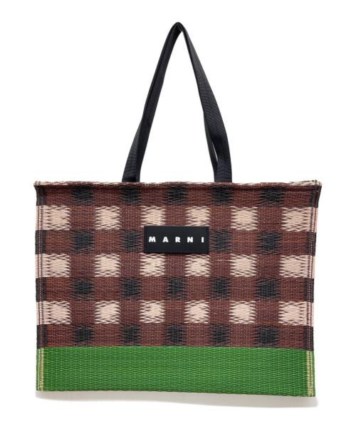 MARNI（マルニ）MARNI (マルニ) タタミトートバッグ ブラウンの古着・服飾アイテム