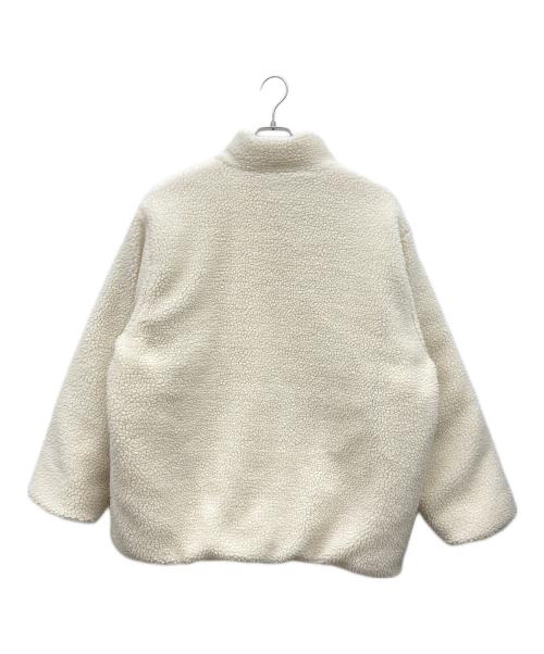 TAION（タイオン）TAION (タイオン) Manastash (マナスタッシュ) Fleece Down Jacket ホワイト サイズ:ASIA Lの古着・服飾アイテム