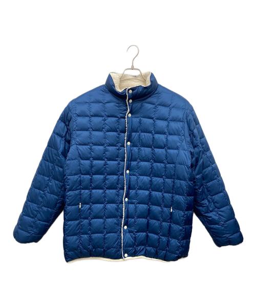 TAION（タイオン）TAION (タイオン) Manastash (マナスタッシュ) Fleece Down Jacket ホワイト サイズ:ASIA Lの古着・服飾アイテム