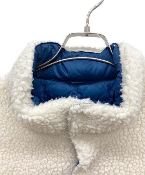 TAION（タイオン）TAION (タイオン) Manastash (マナスタッシュ) Fleece Down Jacket ホワイト サイズ:ASIA Lの古着・服飾アイテム