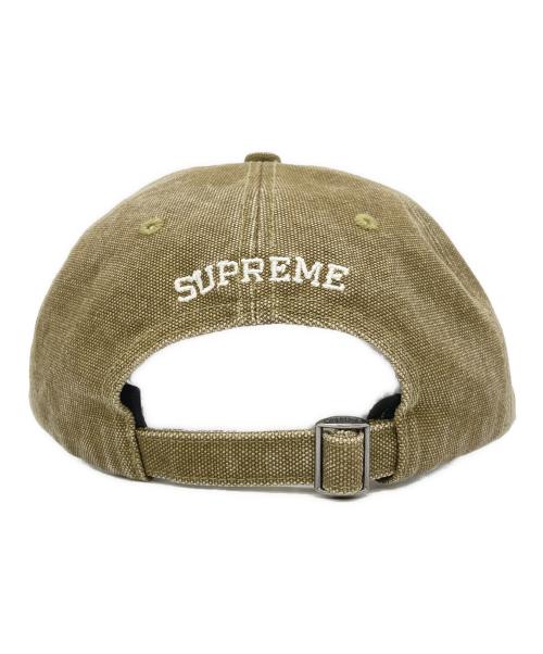 SUPREME（シュプリーム）Supreme (シュプリーム) Pigment S Logo 6-Panel ブラウンの古着・服飾アイテム