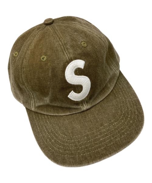 SUPREME（シュプリーム）Supreme (シュプリーム) Pigment S Logo 6-Panel ブラウンの古着・服飾アイテム