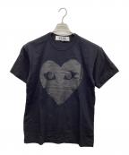 PLAY COMME des GARCONSプレイコムデギャルソン）の古着「半袖Tシャツ」｜ブラック
