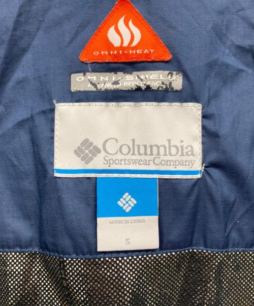 Columbia（コロンビア）Columbia (コロンビア) モンマスケイブダウンジャケット ブルー サイズ:Sの古着・服飾アイテム