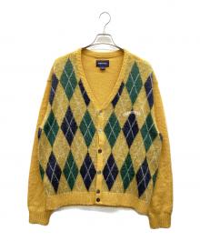 thisisneverthat（ディスイズネバーザット）の古着「アーガイルニットカーディガン」｜イエロー
