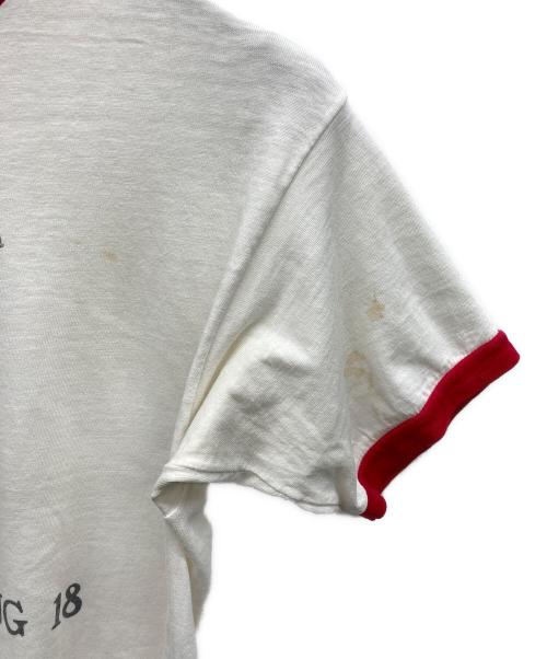 Champion（チャンピオン）Champion (チャンピオン) リンガーTシャツ ホワイト サイズ:Lの古着・服飾アイテム