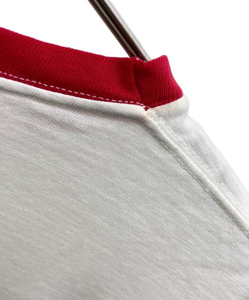 Champion（チャンピオン）Champion (チャンピオン) リンガーTシャツ ホワイト サイズ:Lの古着・服飾アイテム