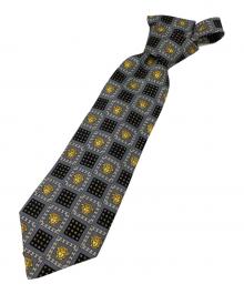 GIANNI VERSACE（ジャンニ・ヴェルサーチ）の古着「メデューサ柄ネクタイ」｜グレー