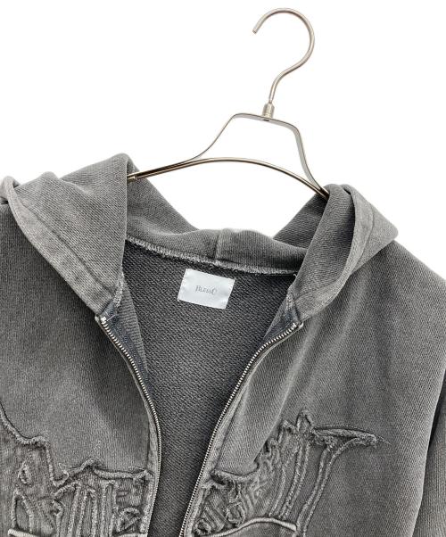 BLESS U（ブレスユー）BLESS U (ブレスユー) ダブルジップパーカー グレー サイズ:Mの古着・服飾アイテム