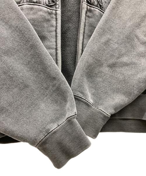 BLESS U（ブレスユー）BLESS U (ブレスユー) ダブルジップパーカー グレー サイズ:Mの古着・服飾アイテム