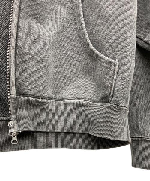 BLESS U（ブレスユー）BLESS U (ブレスユー) ダブルジップパーカー グレー サイズ:Mの古着・服飾アイテム