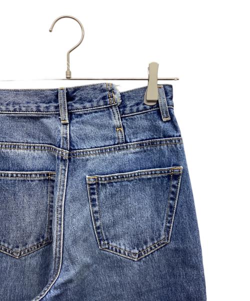 moussy（マウジー）moussy (マウジー) CROSS WAIST WIDE STRAIGHT インディゴ サイズ:1の古着・服飾アイテム