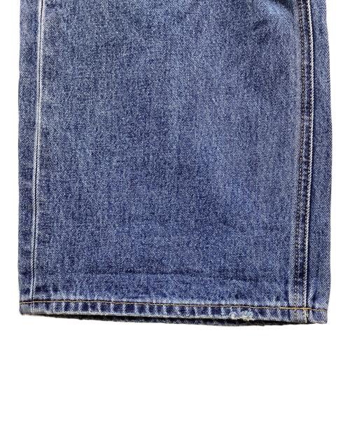 moussy（マウジー）moussy (マウジー) CROSS WAIST WIDE STRAIGHT インディゴ サイズ:1の古着・服飾アイテム