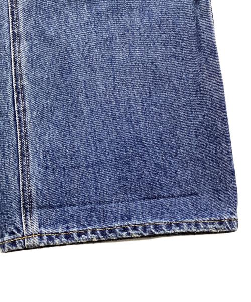 moussy（マウジー）moussy (マウジー) CROSS WAIST WIDE STRAIGHT インディゴ サイズ:1の古着・服飾アイテム