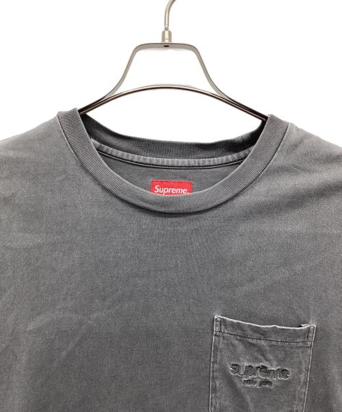 SUPREME（シュプリーム）Supreme (シュプリーム) Overdyed Pocket Tee 墨黒 サイズ:Mの古着・服飾アイテム