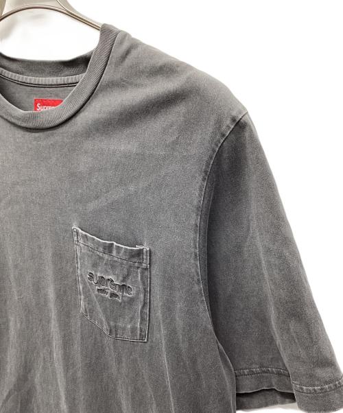 SUPREME（シュプリーム）Supreme (シュプリーム) Overdyed Pocket Tee 墨黒 サイズ:Mの古着・服飾アイテム