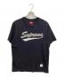 Supreme（シュプリーム）の古着「Intarsia Script S/S」｜ブラック