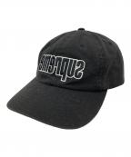 SUPREMEシュプリーム）の古着「Reverse Logo 6-Panel Cap」｜ブラック
