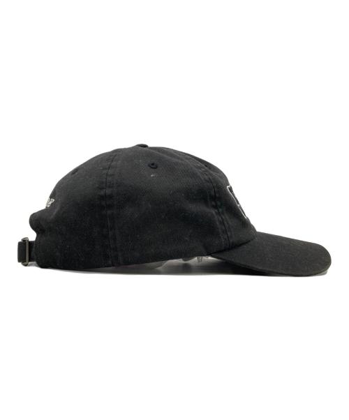 SUPREME（シュプリーム）Supreme (シュプリーム) Reverse Logo 6-Panel Cap ブラックの古着・服飾アイテム