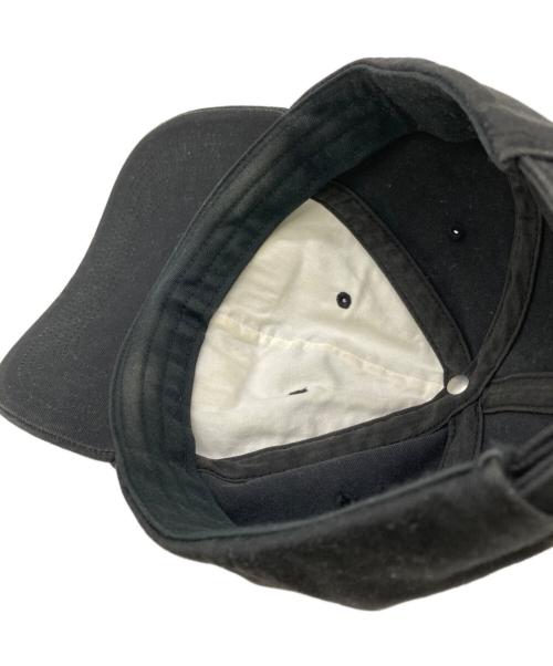SUPREME（シュプリーム）Supreme (シュプリーム) Reverse Logo 6-Panel Cap ブラックの古着・服飾アイテム