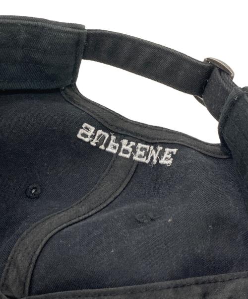 SUPREME（シュプリーム）Supreme (シュプリーム) Reverse Logo 6-Panel Cap ブラックの古着・服飾アイテム