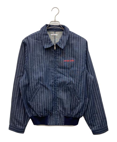 ATOMS（アトモス）ATOMS (アトモス) ロゴ刺繍ステンカラージャケット インディゴ サイズ:FREEの古着・服飾アイテム