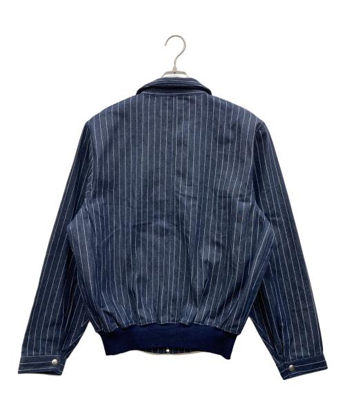 ATOMS（アトモス）ATOMS (アトモス) ロゴ刺繍ステンカラージャケット インディゴ サイズ:FREEの古着・服飾アイテム