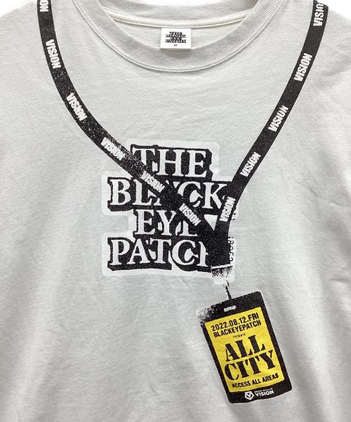THE BLACK EYE PATCH（ブラックアイパッチ）THE BLACK EYE PATCH (ブラックアイパッチ) プリントTシャツ ホワイト サイズ:Mの古着・服飾アイテム