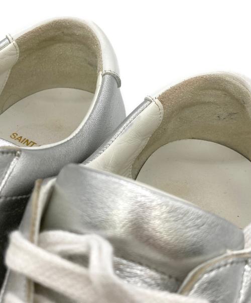 Saint Laurent Paris（サンローランパリ）Saint Laurent Paris (サンローランパリ) ローカットスニーカー シルバー サイズ:37の古着・服飾アイテム