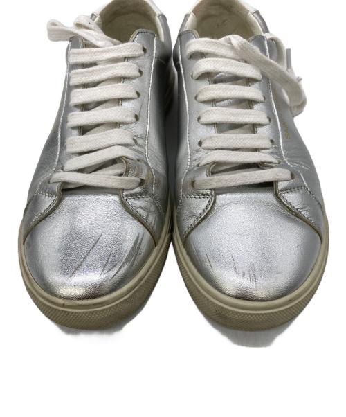 Saint Laurent Paris（サンローランパリ）Saint Laurent Paris (サンローランパリ) ローカットスニーカー シルバー サイズ:37の古着・服飾アイテム