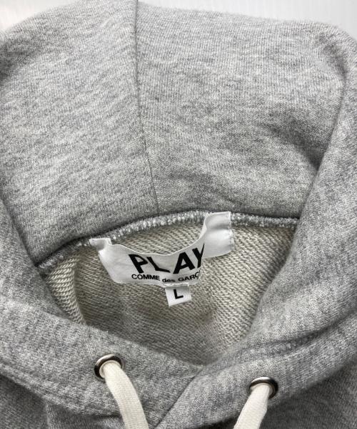 PLAY COMME des GARCONS（プレイコムデギャルソン）PLAY COMME des GARCONS (プレイコムデギャルソン) NIKE (ナイキ) Play Hoodie グレー サイズ:Lの古着・服飾アイテム