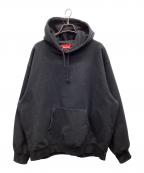 SUPREMEシュプリーム）の古着「Satin Applique Hooded」｜ブラック
