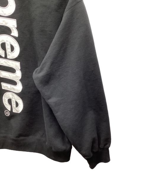 SUPREME（シュプリーム）Supreme (シュプリーム) Satin Applique Hooded ブラック サイズ:XXLargeの古着・服飾アイテム