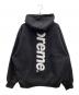 Supreme (シュプリーム) Satin Applique Hooded ブラック サイズ:XXLarge：20000円