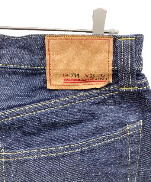RESOLUTE（リゾルト）RESOLUTE (リゾルト) デニムパンツ インディゴ サイズ:33の古着・服飾アイテム