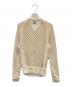 Marc by Marc Jacobs (マークバイマークジェイコブス) バックメッシュジップニットカーディガン ベージュ サイズ:XS：5000円