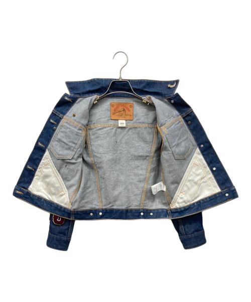 MARC JACOBS（マークジェイコブズ）MARC JACOBS (マークジェイコブズ) 装飾刺繍パッチデニムジャケット インディゴ サイズ:XSの古着・服飾アイテム