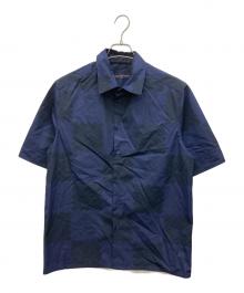 LOUIS VUITTON（ルイ ヴィトン）の古着「NIGO Damier Suit Shirt」｜ネイビー