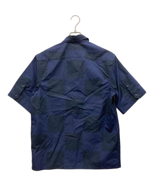LOUIS VUITTON（ルイ ヴィトン）LOUIS VUITTON (ルイ ヴィトン) NIGO Damier Suit Shirt ネイビー サイズ:XS 165/84Aの古着・服飾アイテム