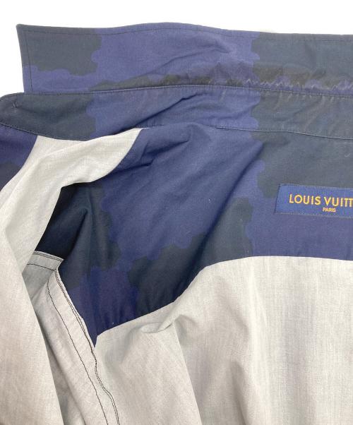 LOUIS VUITTON（ルイ ヴィトン）LOUIS VUITTON (ルイ ヴィトン) NIGO Damier Suit Shirt ネイビー サイズ:XS 165/84Aの古着・服飾アイテム