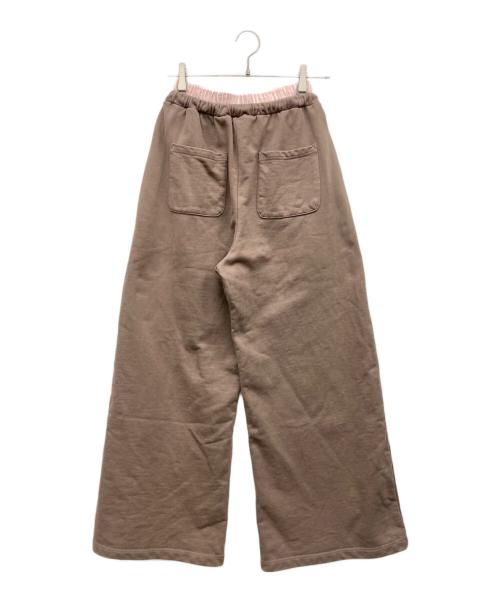 WELLNESS（ウェルネス）WELLNESS (ウェルネス) Layered Plaid Sweat Pants ベージュ サイズ:Mの古着・服飾アイテム