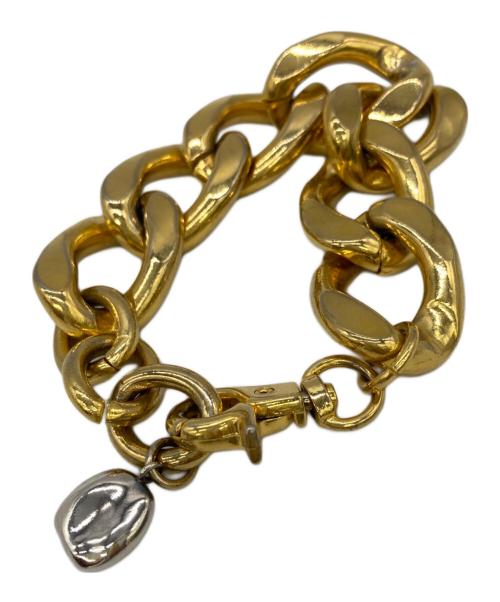 chieko（チエコ）CHIEKO (チエコ) luxe chain brace ゴールドの古着・服飾アイテム