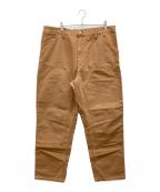 Carhartt WIPカーハート ワークインプログレス）の古着「ダック地ダブルニーペインターパンツ」｜ブラウン