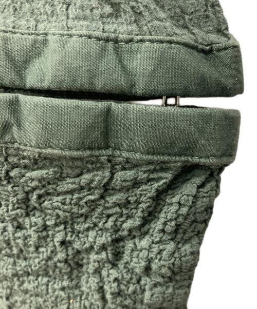 me ISSEY MIYAKE（ミーイッセイ ミヤケ）me ISSEY MIYAKE (ミーイッセイ ミヤケ) カリフラワー 縮絨加工 フック スカート グリーン サイズ:なしの古着・服飾アイテム