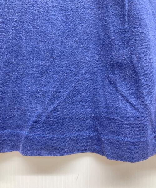 Champion（チャンピオン）Champion (チャンピオン) 三段プリント半袖Tシャツ 80’s トリコタグ ネイビー サイズ:MEDIUMの古着・服飾アイテム