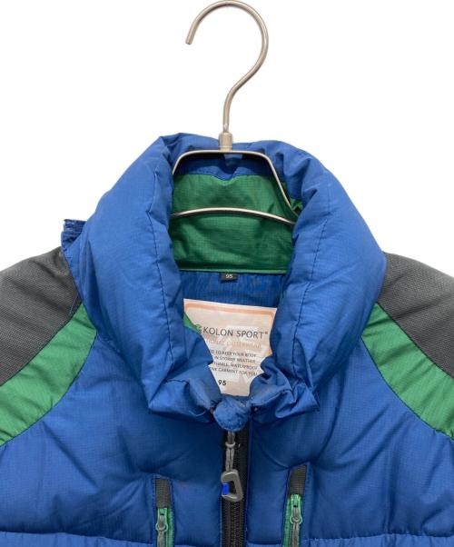 KOLON SPORT（コーロンスポーツ）kolon sport (コーロンスポーツ) ダウンジャケット ブルー サイズ:不明の古着・服飾アイテム