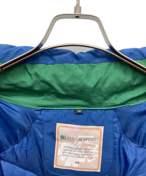 KOLON SPORT（コーロンスポーツ）kolon sport (コーロンスポーツ) ダウンジャケット ブルー サイズ:不明の古着・服飾アイテム