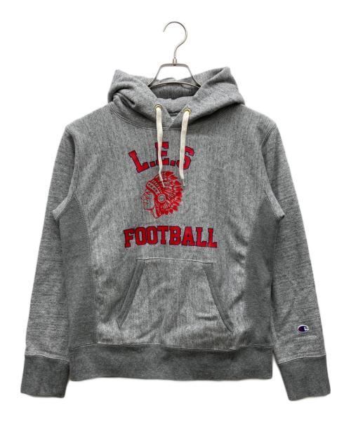 Champion REVERSE WEAVE（チャンピオン リバース ウィーブ）Champion REVERSE WEAVE (チャンピオン リバース ウィーブ) パーカー グレー サイズ:MEDIUMの古着・服飾アイテム