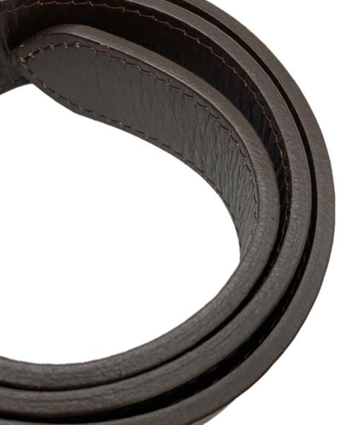 Vivienne Westwood（ヴィヴィアンウエストウッド）Vivienne Westwood (ヴィヴィアンウエストウッド) オーブスクエアバックルベルト ブラウンの古着・服飾アイテム