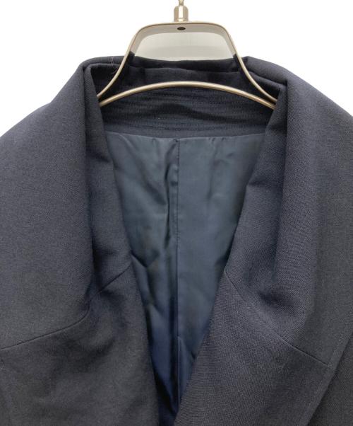 ISSEY MIYAKE MEN（イッセイミヤケメン）ISSEY MIYAKE MEN (イッセイミヤケメン) ベルトダブルコート ネイビー サイズ:Mの古着・服飾アイテム